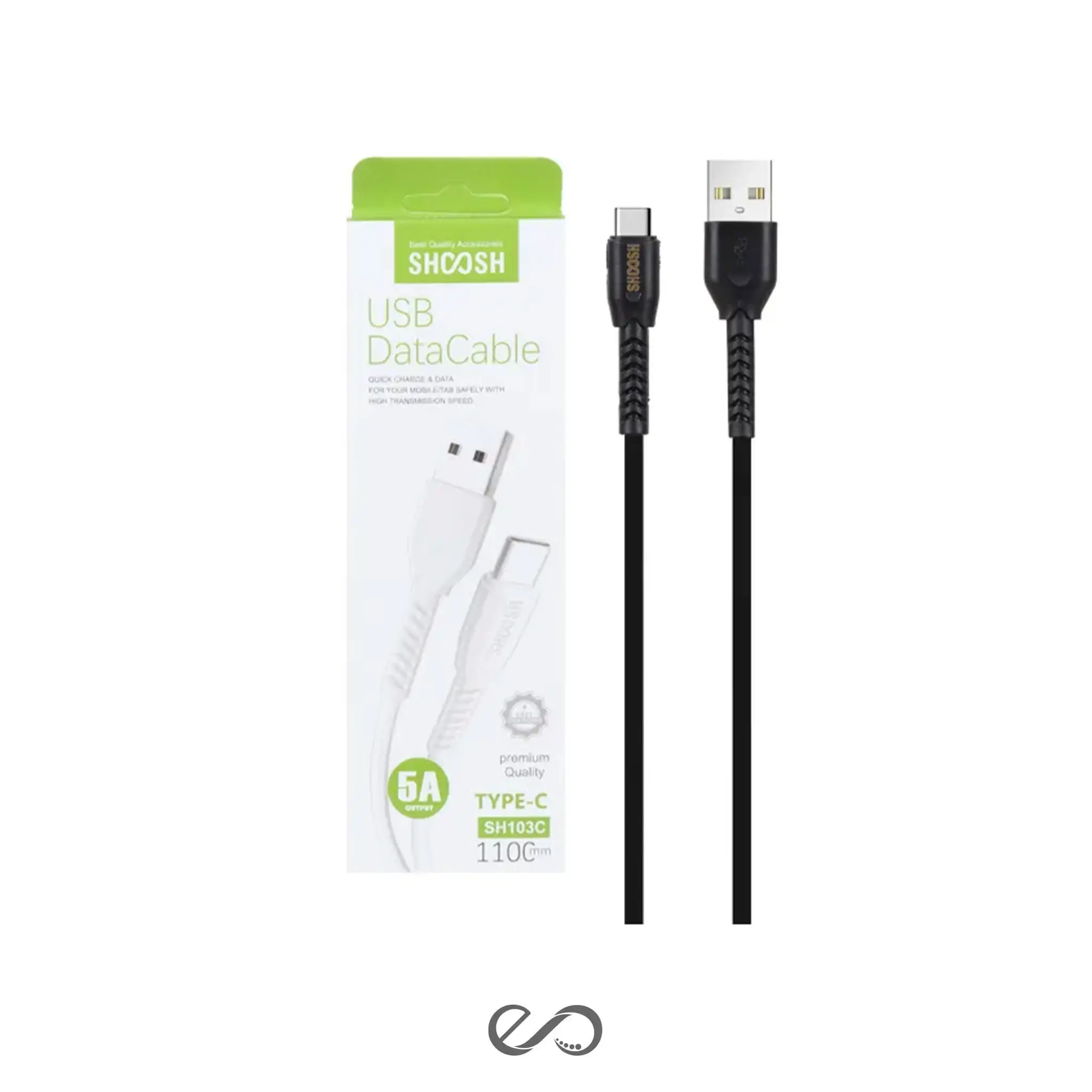 کابل شارژ تایپ سی شوش مدل SH-103C طول 1.1 متر