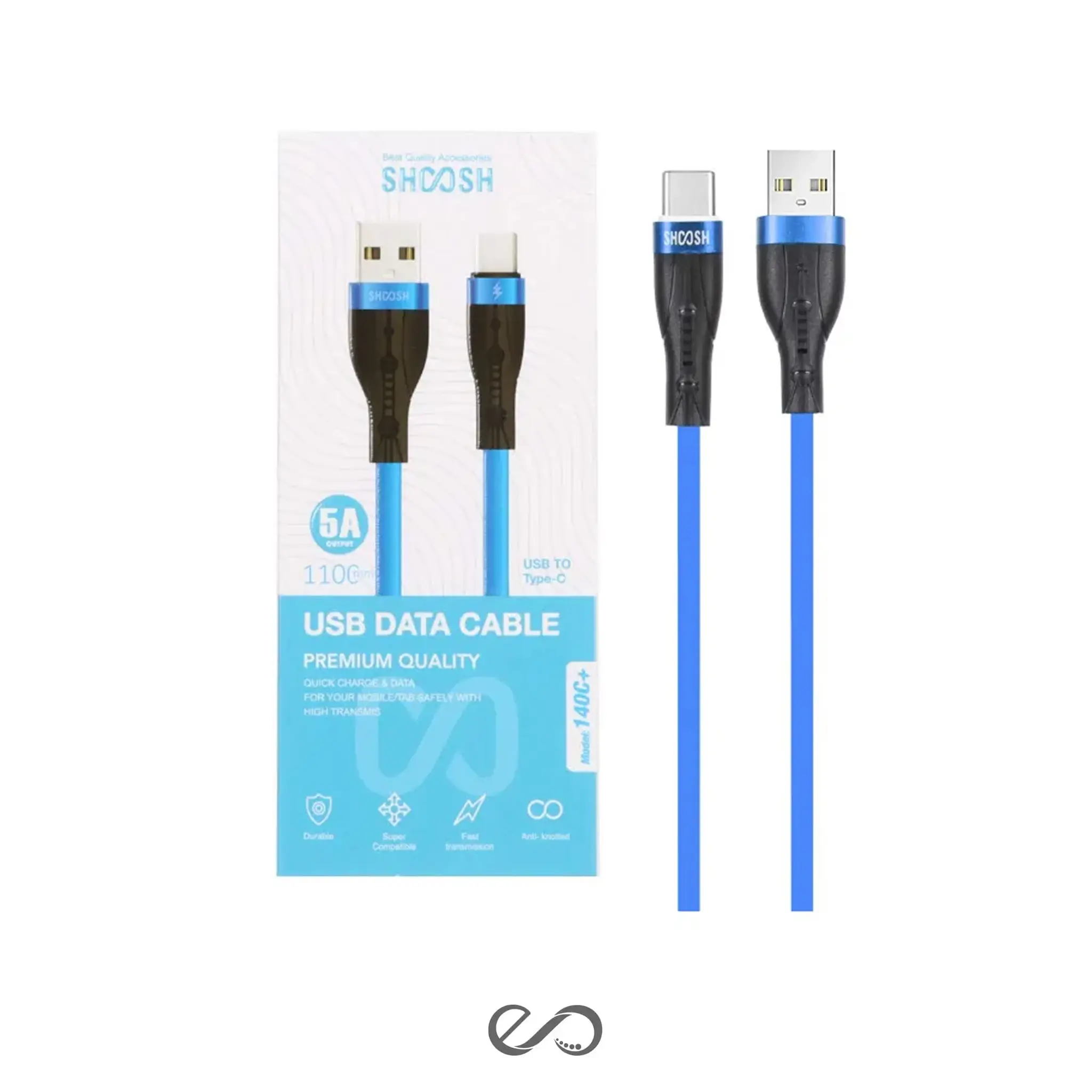 کابل شارژ تایپ سی شوش مدل +SH-140C طول 1.1 متر