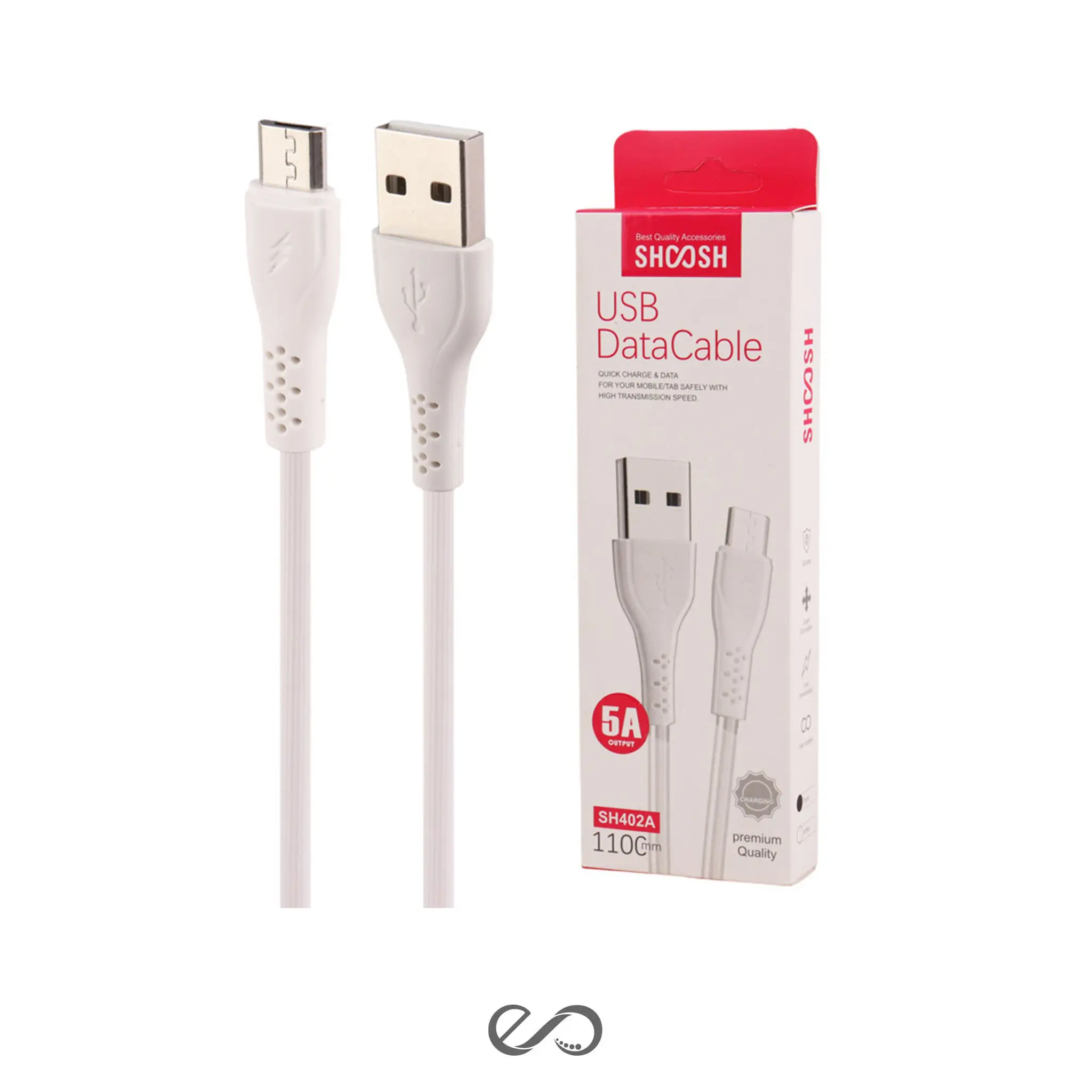 کابل شارژ میکرو شوش مدل SH-402A طول 1.1 متر