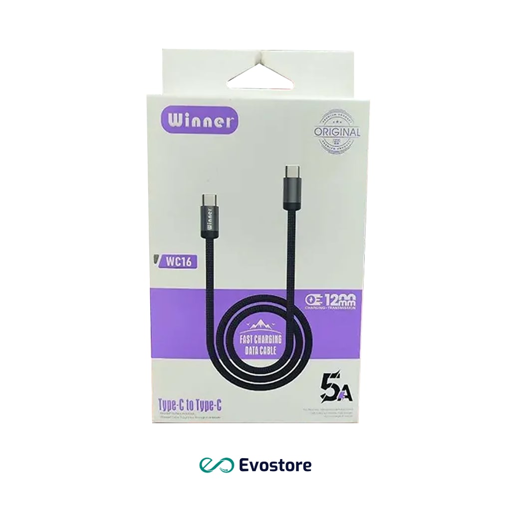 کابل تایپ سی به تایپ سی وینر مدل wc16