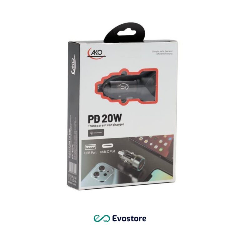 شارژر فندکی 20 وات آکو مدل AC-C13